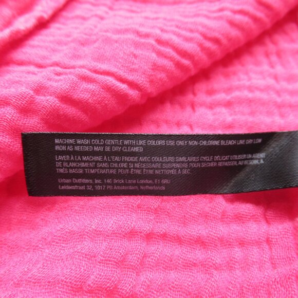 Anthropologie Marisol Smocked Gauze Maxi Dress Pink - Medium - Picture 8 of 10